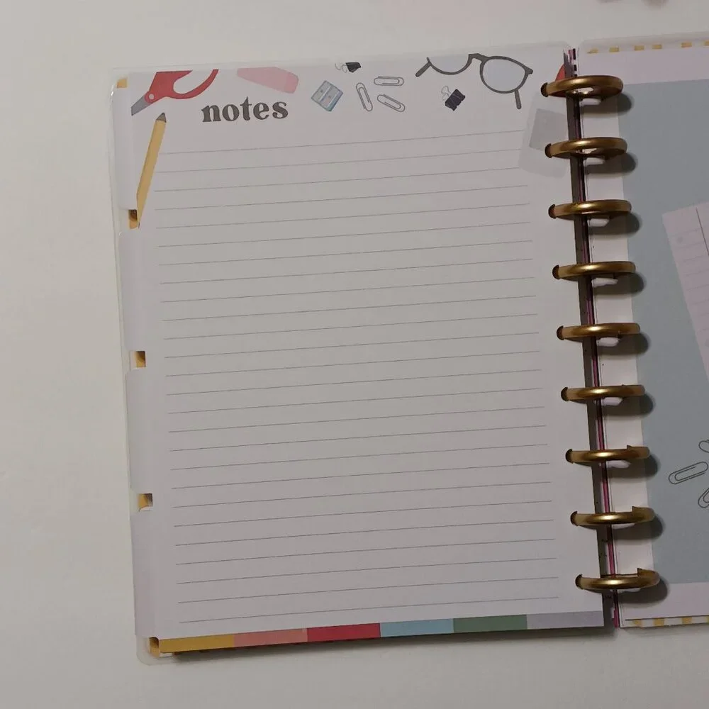 The Happy Planner 12-month Teacher Planner - Undated (Lined Vertical Layout)